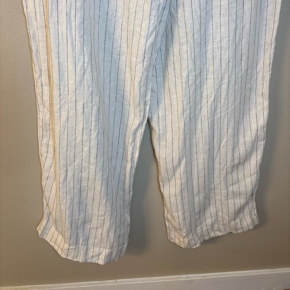 A New Day Linen Blend Wide Leg Pants Lightweight High Rise Summer Trousers - Picture 8 of 9